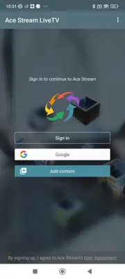 Ace Stream LiveTV android App screenshot 0